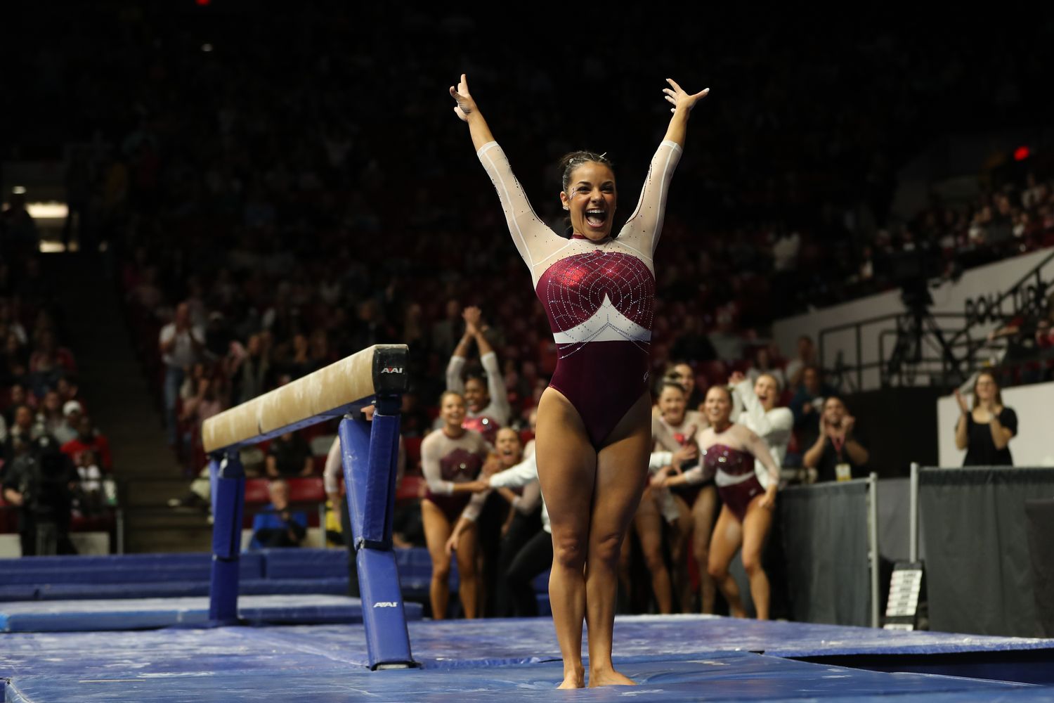 Ella Burgess on beam